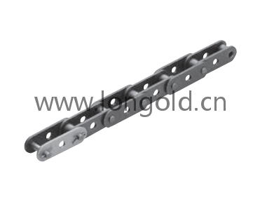 每2節帶GNK1附件免加油自潤滑雙倍節距鏈