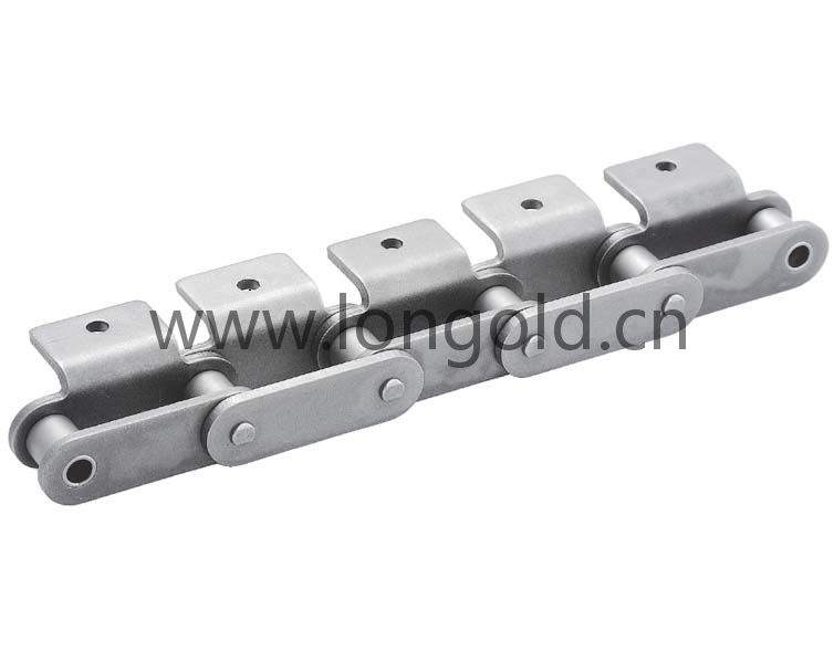 帶A1、A2附件不銹鋼雙倍節距鏈