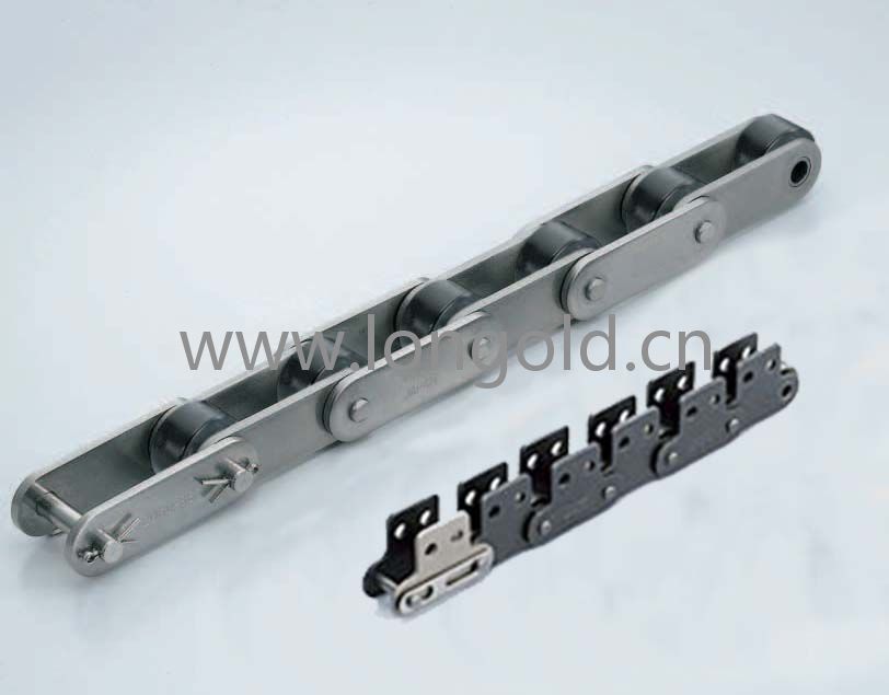 帶SK1/SK2附件塑料滾子雙倍節距鏈條耐熱KV規格 帶SK1/SK2附件塑料滾子雙倍節距鏈條耐熱KV規格