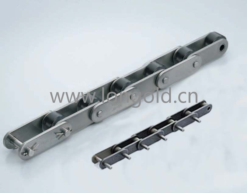 多節帶加長銷附件塑料滾子雙倍節距鏈條低噪音型NP規格