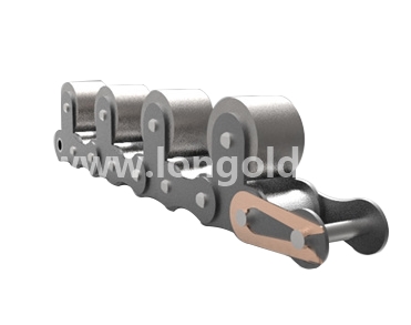 帶頂置滾子A系列小型輸送鏈 免加油自潤(rùn)滑規(guī)格